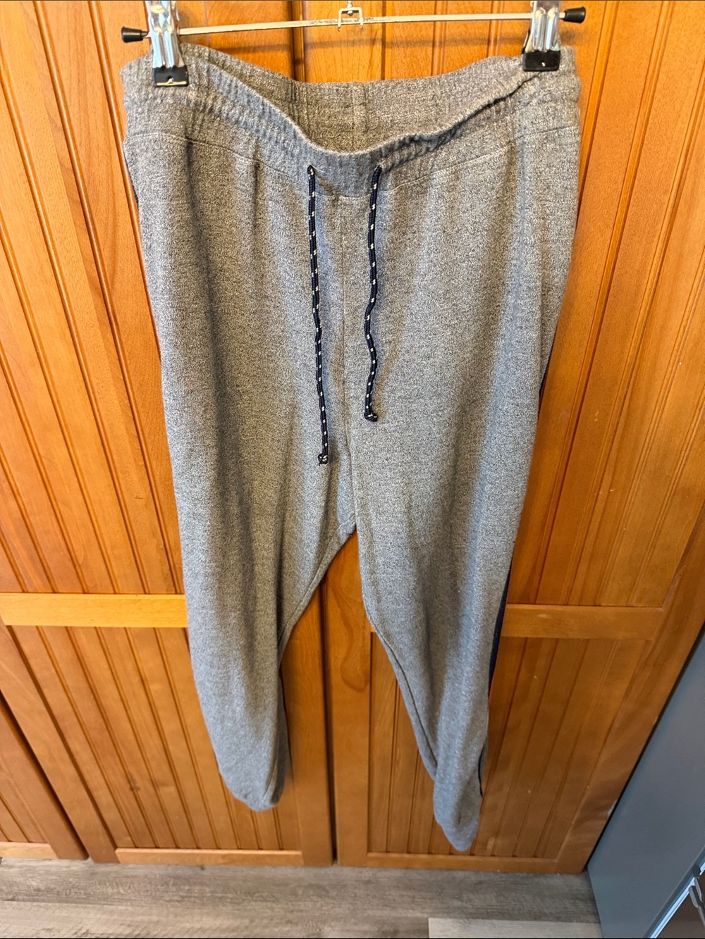 Sundry Gray Knit Drawstring Joggers